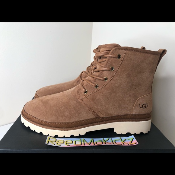 Ugg Harkland Boots Chestnut Brown Suede 